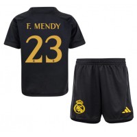 Maglie da calcio Real Madrid Ferland Mendy #23 Terza Maglia Bambino 2023-24 Manica Corta (+ Pantaloni corti)
